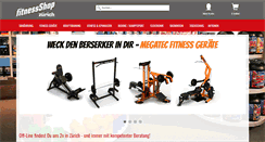 Desktop Screenshot of fitnessshop24.ch